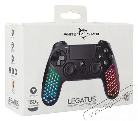 White Shark GPW-4009 Legatus vezet&eacute;k n&eacute;lk&uuml;li fekete kontroller Iroda &eacute;s sz&aacute;m&iacute;t&aacute;stechnika - J&aacute;t&eacute;k konzol - Kontroller - 507288