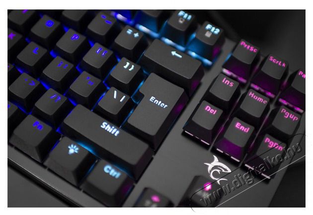 White Shark SPARTAN GK-1925 US mechanikus (blue switch) gamer billentyűzet Iroda &eacute;s sz&aacute;m&iacute;t&aacute;stechnika - Billentyűzet / billentyűzet szett - Vezet&eacute;kes - 507499