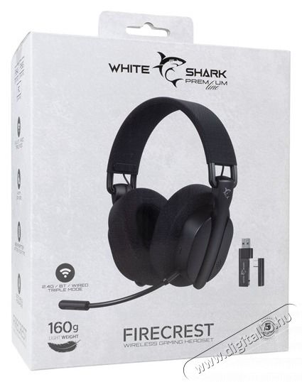 White Shark WGH-2444B Firecrest vezet&eacute;k n&eacute;lk&uuml;li fekete gamer fejhallgat&oacute; Audio-Video / Hifi / Multim&eacute;dia - F&uuml;l &eacute;s Fejhallgat&oacute;k - Fejhallgat&oacute; mikrofonnal / headset - 507308