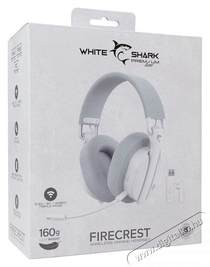 White Shark WGH-2444W Firecrest vezet&eacute;k n&eacute;lk&uuml;li feh&eacute;r gamer fejhallgat&oacute; Audio-Video / Hifi / Multim&eacute;dia - F&uuml;l &eacute;s Fejhallgat&oacute;k - Fejhallgat&oacute; mikrofonnal / headset - 507287