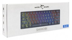 White Shark SHINOBI GK-2022B/BL-US fekete mechanikus (blue switch) gamer billentyűzet Iroda &eacute;s sz&aacute;m&iacute;t&aacute;stechnika - Billentyűzet / billentyűzet szett - Vezet&eacute;kes - 507792