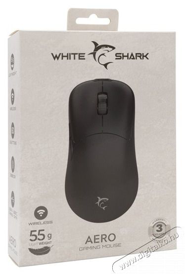 White Shark WS GM-5015B AERO-B vezet&eacute;k n&eacute;lk&uuml;li fekete gamer eg&eacute;r Iroda &eacute;s sz&aacute;m&iacute;t&aacute;stechnika - Eg&eacute;r - Vezet&eacute;k n&eacute;lk&uuml;li eg&eacute;r - 507768