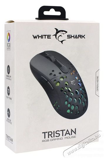 White Shark Tristan WS GM-9004-2 fekete gamer eg&eacute;r Iroda &eacute;s sz&aacute;m&iacute;t&aacute;stechnika - Eg&eacute;r - Vezet&eacute;kes eg&eacute;r - 514401
