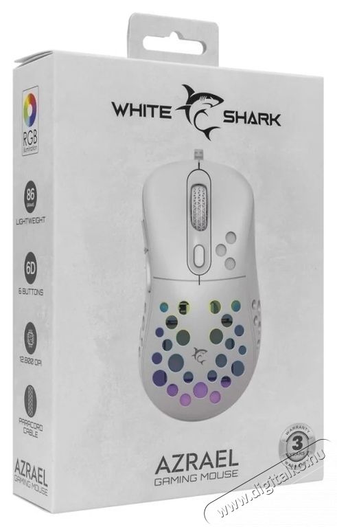 White Shark AZRAEL GM-5013W feh&eacute;r gamer eg&eacute;r Iroda &eacute;s sz&aacute;m&iacute;t&aacute;stechnika - Eg&eacute;r - Vezet&eacute;kes eg&eacute;r - 497969
