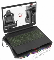 White Shark GCP-03 Glacier laptop hűtő Iroda &eacute;s sz&aacute;m&iacute;t&aacute;stechnika - Notebook kieg&eacute;sz&iacute;tő - USB laptop hűtő - 534020
