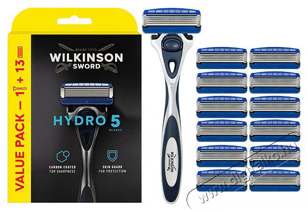 WILKINSON Hydro 5 Protection XXXL + 13 db Sz&eacute;ps&eacute;g&aacute;pol&aacute;s / Eg&eacute;szs&eacute;g - Szőrtelen&iacute;tő / borotva - F&eacute;rfi borotva - 510774