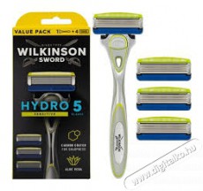 WILKINSON Hydro 5 Skin Protection Sensitive 4 db Sz&eacute;ps&eacute;g&aacute;pol&aacute;s / Eg&eacute;szs&eacute;g - Szőrtelen&iacute;tő / borotva - F&eacute;rfi borotva - 510781