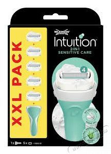 WILKINSON Intuition Sensitive Care XXL + 5 db Sz&eacute;ps&eacute;g&aacute;pol&aacute;s / Eg&eacute;szs&eacute;g - Szőrtelen&iacute;tő / borotva - Női szőrtelen&iacute;tő - 510780