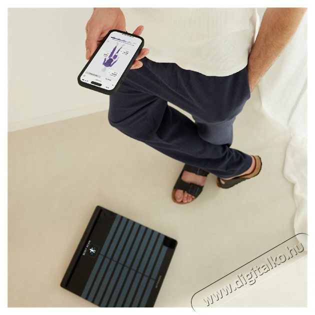WITHINGS Body Scan fekete szem&eacute;lym&eacute;rleg Sz&eacute;ps&eacute;g&aacute;pol&aacute;s / Eg&eacute;szs&eacute;g - M&eacute;rleg - Szem&eacute;ly m&eacute;rleg - 502562
