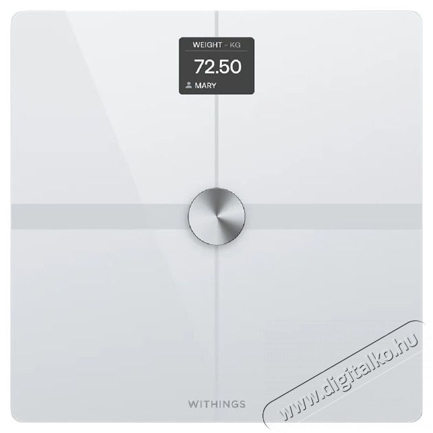 WITHINGS Body Smart 13-White-All-Inter szem&eacute;lym&eacute;rleg Sz&eacute;ps&eacute;g&aacute;pol&aacute;s / Eg&eacute;szs&eacute;g - M&eacute;rleg - Szem&eacute;ly m&eacute;rleg - 507795