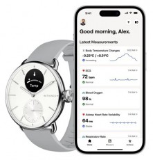 WITHINGS HWA10-model 2 ScanWatch 2 38mm feh&eacute;r okos&oacute;ra Mobil / Kommunik&aacute;ci&oacute; / Smart - Okos eszk&ouml;z - Okos&oacute;ra - 507794