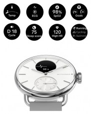 WITHINGS HWA10-model 2 ScanWatch 2 38mm feh&eacute;r okos&oacute;ra Mobil / Kommunik&aacute;ci&oacute; / Smart - Okos eszk&ouml;z - Okos&oacute;ra - 507794