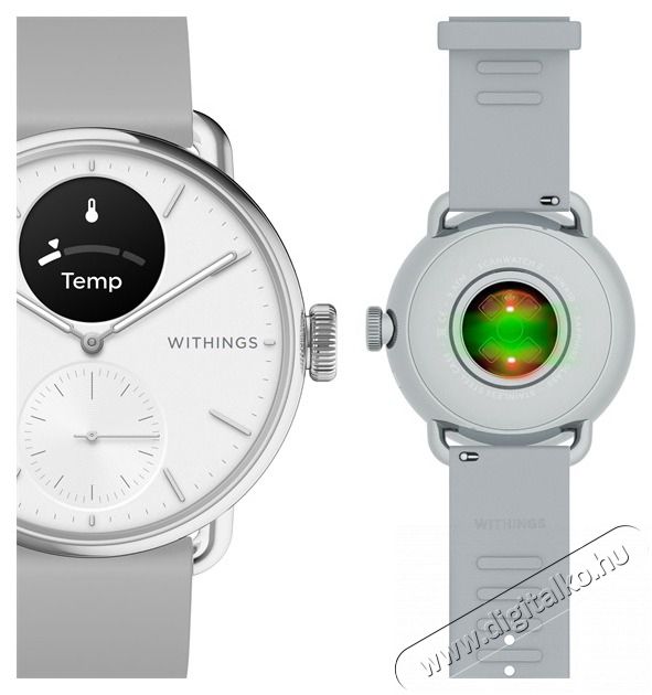 WITHINGS HWA10-model 2 ScanWatch 2 38mm feh&eacute;r okos&oacute;ra Mobil / Kommunik&aacute;ci&oacute; / Smart - Okos eszk&ouml;z - Okos&oacute;ra - 507794