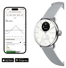 WITHINGS HWA10-model 2 ScanWatch 2 38mm feh&eacute;r okos&oacute;ra Mobil / Kommunik&aacute;ci&oacute; / Smart - Okos eszk&ouml;z - Okos&oacute;ra - 507794