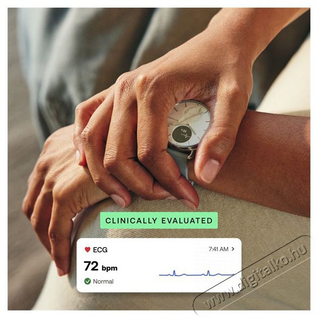 WITHINGS HWA10-model 2 ScanWatch 2 38mm feh&eacute;r okos&oacute;ra Mobil / Kommunik&aacute;ci&oacute; / Smart - Okos eszk&ouml;z - Okos&oacute;ra - 507794