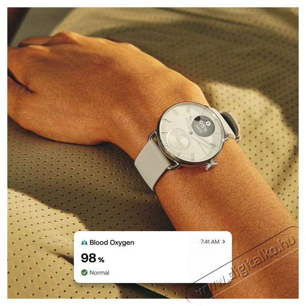 WITHINGS HWA10-model 2 ScanWatch 2 38mm feh&eacute;r okos&oacute;ra Mobil / Kommunik&aacute;ci&oacute; / Smart - Okos eszk&ouml;z - Okos&oacute;ra - 507794