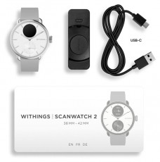 WITHINGS HWA10-model 2 ScanWatch 2 38mm feh&eacute;r okos&oacute;ra Mobil / Kommunik&aacute;ci&oacute; / Smart - Okos eszk&ouml;z - Okos&oacute;ra - 507794