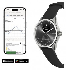 WITHINGS HWA10-model 4 ScanWatch 2 42mm fekete okos&oacute;ra Mobil / Kommunik&aacute;ci&oacute; / Smart - Okos eszk&ouml;z - Okos&oacute;ra - 507712