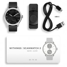 WITHINGS HWA10-model 4 ScanWatch 2 42mm fekete okos&oacute;ra Mobil / Kommunik&aacute;ci&oacute; / Smart - Okos eszk&ouml;z - Okos&oacute;ra - 507712