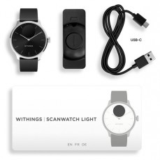 WITHINGS HWA11-model 5 ScanWatch Light 37mm fekete okos&oacute;ra Mobil / Kommunik&aacute;ci&oacute; / Smart - Okos eszk&ouml;z - Okos&oacute;ra - 507711