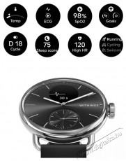 WITHINGS Scanwatch 2 38mm - Black Mobil / Kommunik&aacute;ci&oacute; / Smart - Okos eszk&ouml;z - Okos&oacute;ra - 520367