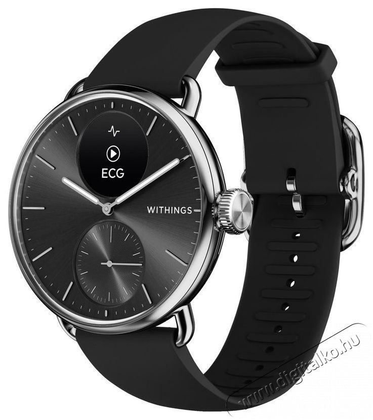 WITHINGS Scanwatch 2 38mm - Black Mobil / Kommunik&aacute;ci&oacute; / Smart - Okos eszk&ouml;z - Okos&oacute;ra - 520367