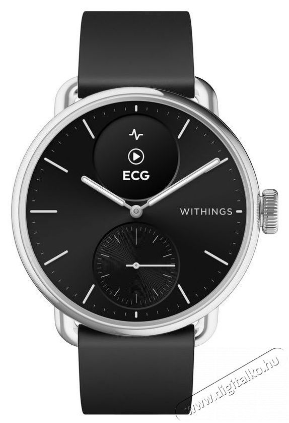 WITHINGS Scanwatch 2 38mm - Black Mobil / Kommunik&aacute;ci&oacute; / Smart - Okos eszk&ouml;z - Okos&oacute;ra - 520367