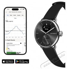 WITHINGS Scanwatch 2 38mm - Black Mobil / Kommunik&aacute;ci&oacute; / Smart - Okos eszk&ouml;z - Okos&oacute;ra - 520367