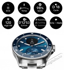 WITHINGS Scanwatch Nova 43mm - Blue Mobil / Kommunik&aacute;ci&oacute; / Smart - Okos eszk&ouml;z - Okos&oacute;ra - 520368