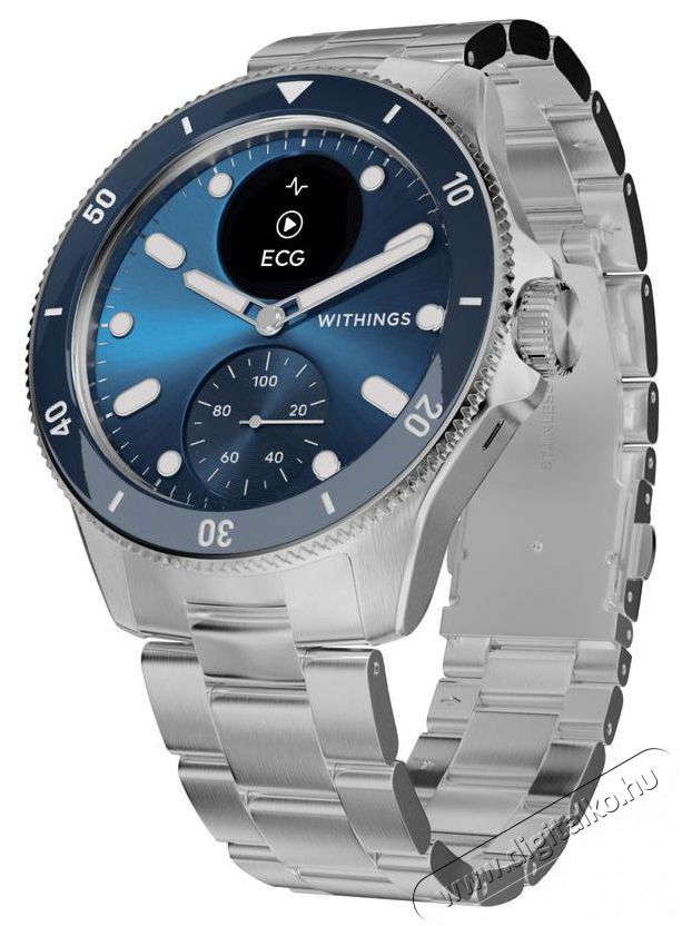WITHINGS Scanwatch Nova 43mm - Blue Mobil / Kommunik&aacute;ci&oacute; / Smart - Okos eszk&ouml;z - Okos&oacute;ra - 520368