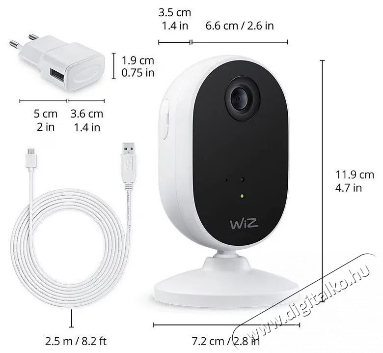 WiZ  Self-Monitoring Starter kit H&aacute;ztart&aacute;s / Otthon / K&uuml;lt&eacute;r - Vil&aacute;g&iacute;t&aacute;s / elektromoss&aacute;g - Hangulat teremtő vil&aacute;g&iacute;t&aacute;s - 519832