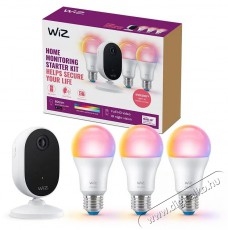 WiZ  Self-Monitoring Starter kit H&aacute;ztart&aacute;s / Otthon / K&uuml;lt&eacute;r - Vil&aacute;g&iacute;t&aacute;s / elektromoss&aacute;g - Hangulat teremtő vil&aacute;g&iacute;t&aacute;s - 519832