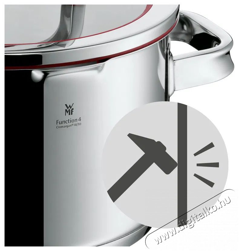 Wmf FUNCTION 760556380, 5 db, piros Konyhai term&eacute;kek - Ed&eacute;ny - Kukta - 505046