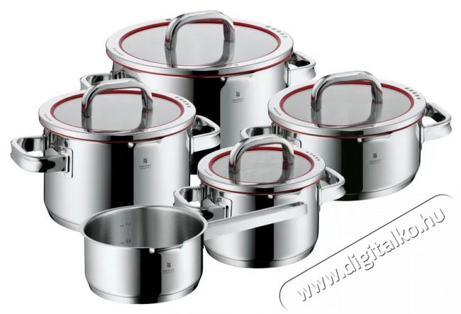 Wmf FUNCTION 760556380, 5 db, piros Konyhai term&eacute;kek - Ed&eacute;ny - Kukta - 505046