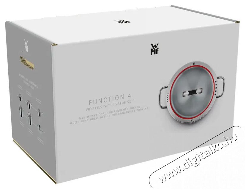 Wmf FUNCTION 760556380, 5 db, piros Konyhai term&eacute;kek - Ed&eacute;ny - Kukta - 505046