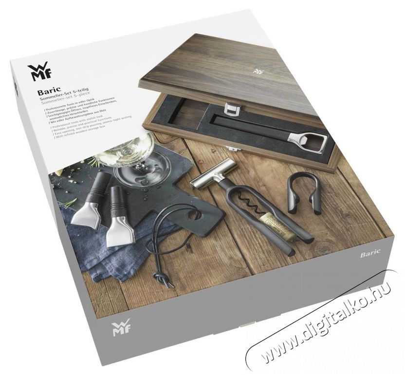 Wmf Baric 662866040 boroz&oacute; szett Konyhai term&eacute;kek - Konyhai eszk&ouml;z - Konzerv / &uuml;veg / bor nyit&oacute; - 520399