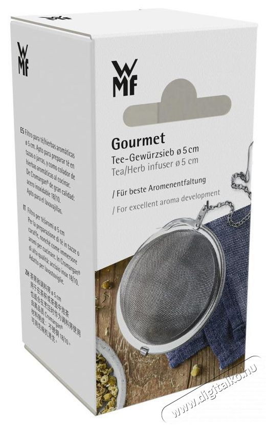 Wmf tea- &eacute;s fűszerszűrő 5 cm Gourmet 642676040 Konyhai term&eacute;kek - Egy&eacute;b / Konyhai kieg&eacute;sz&iacute;tő - 526683