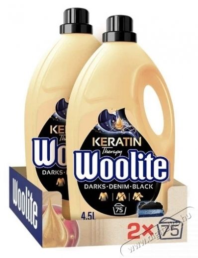 WOOLITE Dark With Keratin 2x4,5l (150 mos&aacute;s) Sz&eacute;ps&eacute;g&aacute;pol&aacute;s / Eg&eacute;szs&eacute;g - Egy&eacute;b sz&eacute;ps&eacute;g / eg&eacute;szs&eacute;g term&eacute;k - 538057