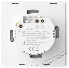  Intelligens villanykapcsol&oacute; R7063 H&aacute;ztart&aacute;s / Otthon / K&uuml;lt&eacute;r - Vil&aacute;g&iacute;t&aacute;s / elektromoss&aacute;g - L&aacute;mpa kieg&eacute;sz&iacute;tő - 520410