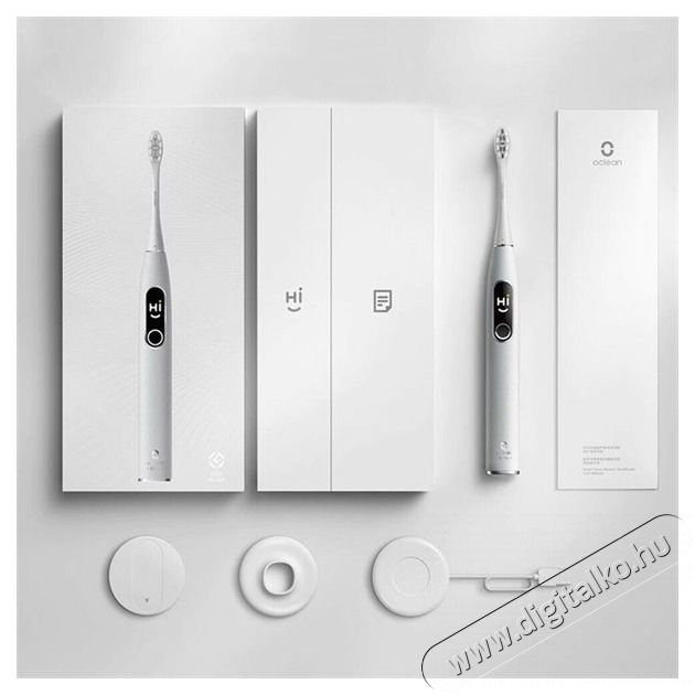 Xiaomi Oclean X Pro Elite sz&uuml;rke elektromos fogkefe szett Sz&eacute;ps&eacute;g&aacute;pol&aacute;s / Eg&eacute;szs&eacute;g - Sz&aacute;j / fog &aacute;pol&aacute;s - Elektromos fogkefe - 384557
