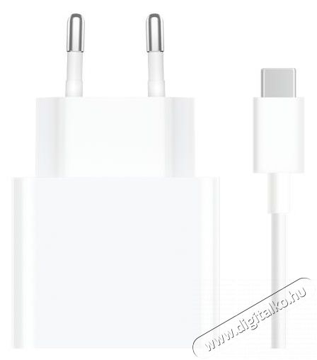 Xiaomi 33W Charging Combo (Type-A) EU (BHR6039EU) - Feh&eacute;r Mobil / Kommunik&aacute;ci&oacute; / Smart - Mobiltelefon kieg&eacute;sz&iacute;tő / tok - K&aacute;bel / &aacute;talak&iacute;t&oacute; - 401738
