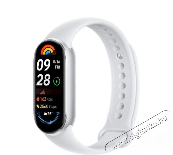 Xiaomi Smart Band 9 Glacier Silver ez&uuml;st aktivit&aacute;sm&eacute;rő Mobil / Kommunik&aacute;ci&oacute; / Smart - Okos eszk&ouml;z - Okos&oacute;ra - 514645