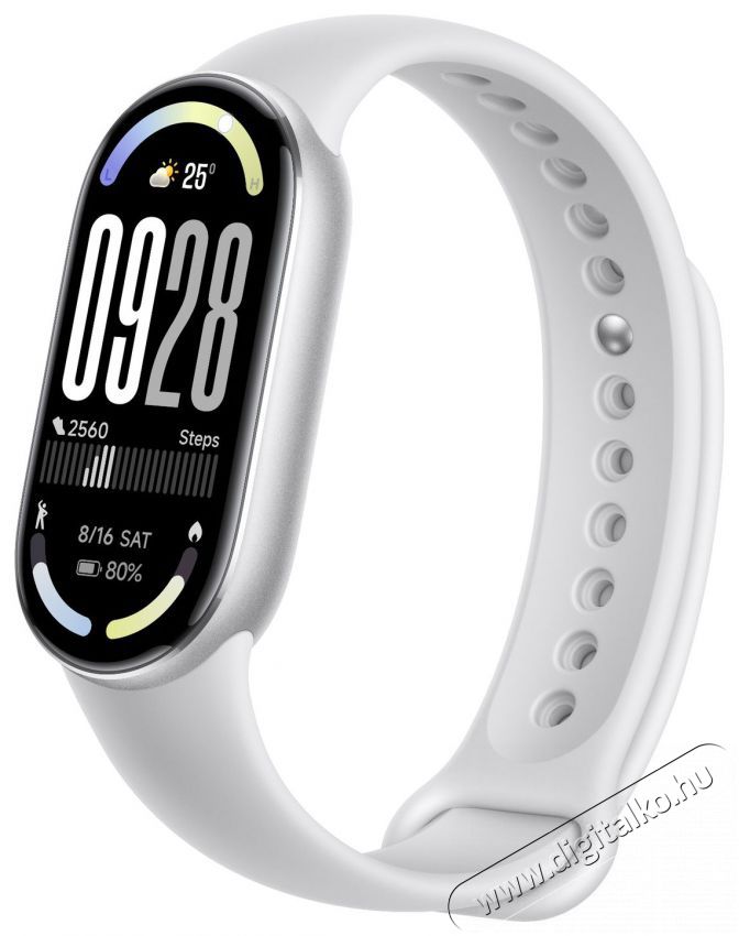 Xiaomi Smart Band 10 Glacier Silver Mobil / Kommunik&aacute;ci&oacute; / Smart - Okos eszk&ouml;z - Okos&oacute;ra - 520428