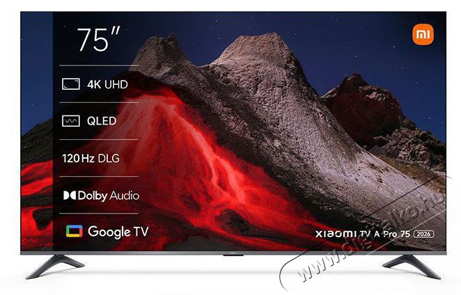 Xiaomi 75 TV A Pro 2nd gen Telev&iacute;zi&oacute;k - OLED telev&iacute;zi&oacute; - UHD 4K felbont&aacute;s&uacute; - 530277