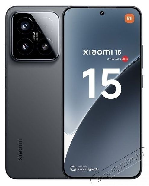 Xiaomi 15 mobiltelefon, 12GB RAM, 256GB, 5G, Fekete + Xiaomi Power Bank, 10000mah Mobil / Kommunik&aacute;ci&oacute; / Smart - Okostelefon - Android - 534032