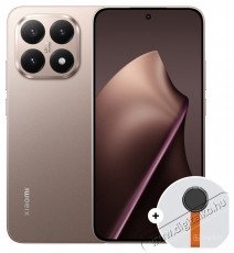 Xiaomi 15T mobiltelefon, 12GB RAM, 256GB ROM, 5G, R&oacute;zsaarany + Woven Strap Ring Stand Mobil / Kommunik&aacute;ci&oacute; / Smart - Okostelefon - Android - 537552