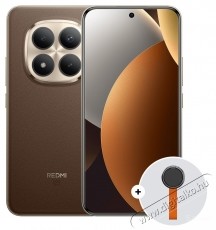 Xiaomi REDMI Note 15 Pro+ mobiltelefon, 8GB RAM, 256GB ROM, 5G, Barna + Woven Strap Ring Stand Mobil / Kommunik&aacute;ci&oacute; / Smart - Okostelefon - Android - 537550