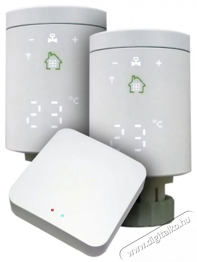 Xtend Home TRV-H101 Set 2&times; termoszt&aacute;tfej + egys&eacute;g H&aacute;ztart&aacute;s / Otthon / K&uuml;lt&eacute;r - Okos otthon - Kieg&eacute;sz&iacute;tő - 508251