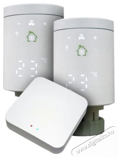 Xtend Home TRV-H101 Set 2&times; termoszt&aacute;tfej + egys&eacute;g H&aacute;ztart&aacute;s / Otthon / K&uuml;lt&eacute;r - Okos otthon - Kieg&eacute;sz&iacute;tő - 508251
