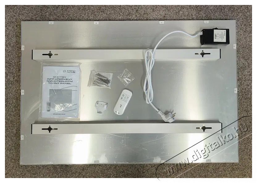 XTEND HOME  IRP-W580 okos infrapanel, 580W H&aacute;ztart&aacute;s / Otthon / K&uuml;lt&eacute;r - Fűt&eacute;s - Fali fűtőtest - 526693